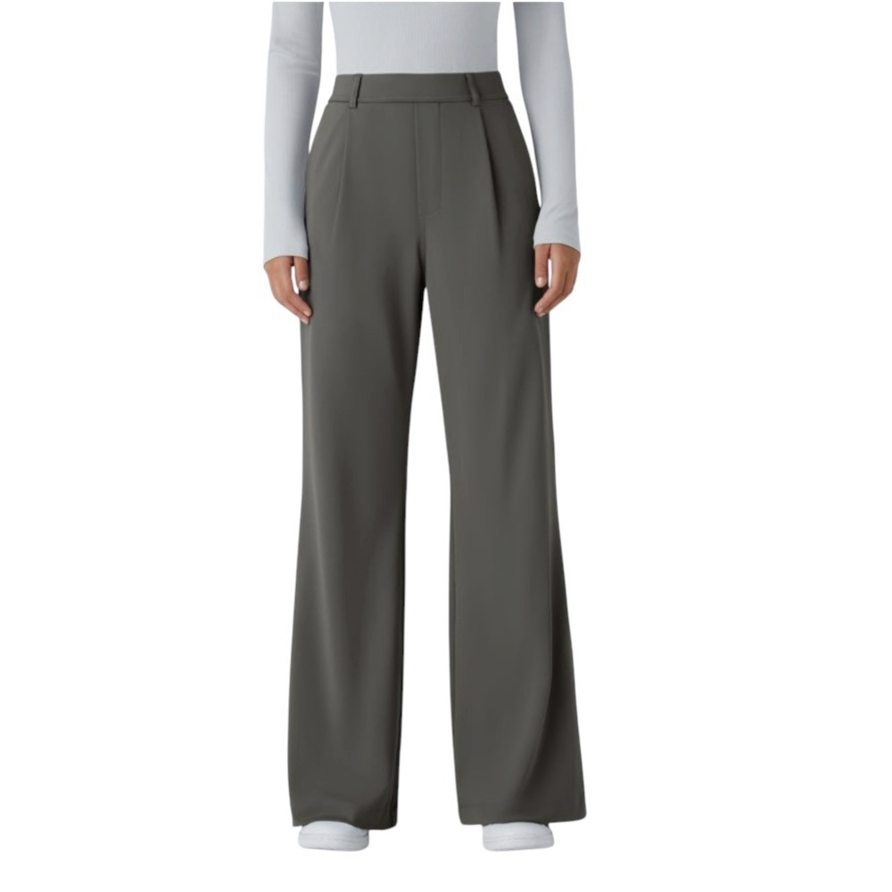 Halara Flex DayStretch High Waisted Pocket Work Pant Grey Size Medium